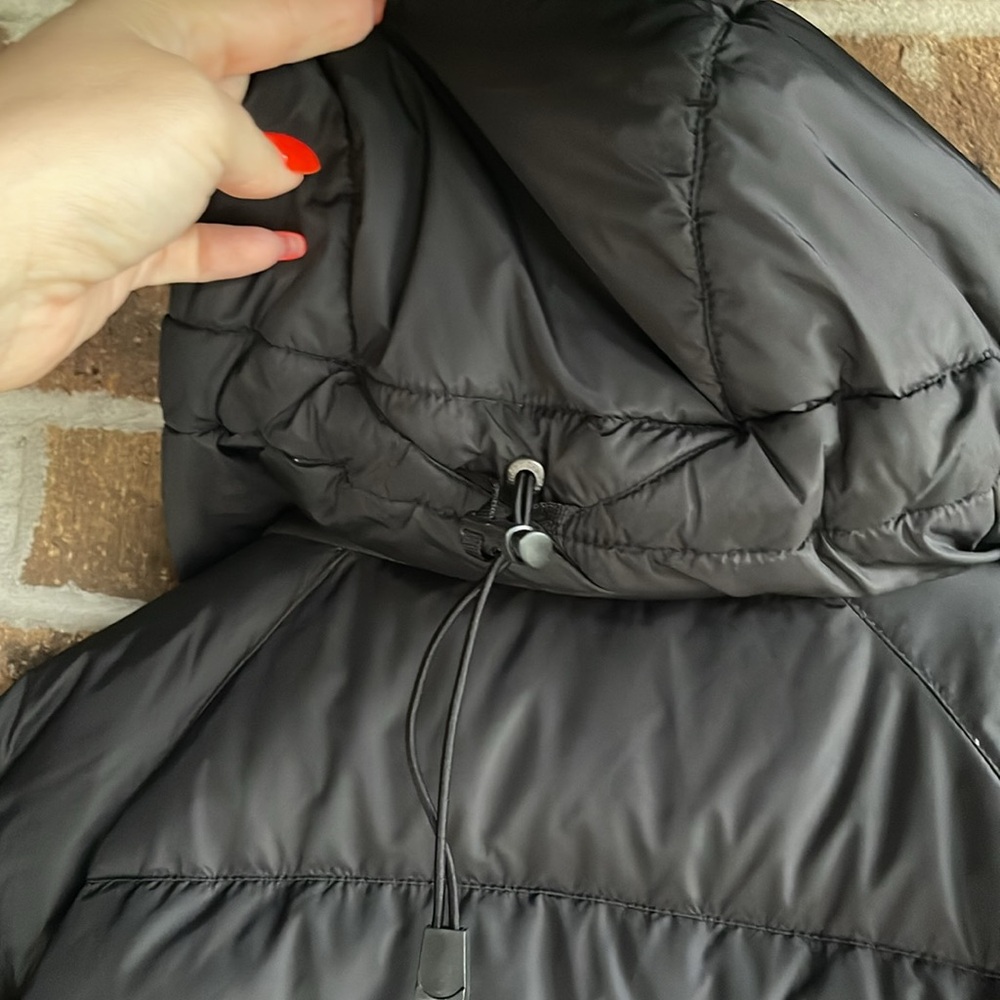 CALVIN KLEIN Black Duck Down Water-Repellent Hooded Puffer Jacket - Picture 9 of 11